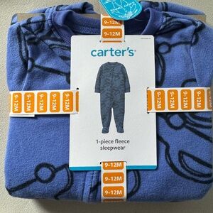 Carter’s 1 piece fleece sleepwear